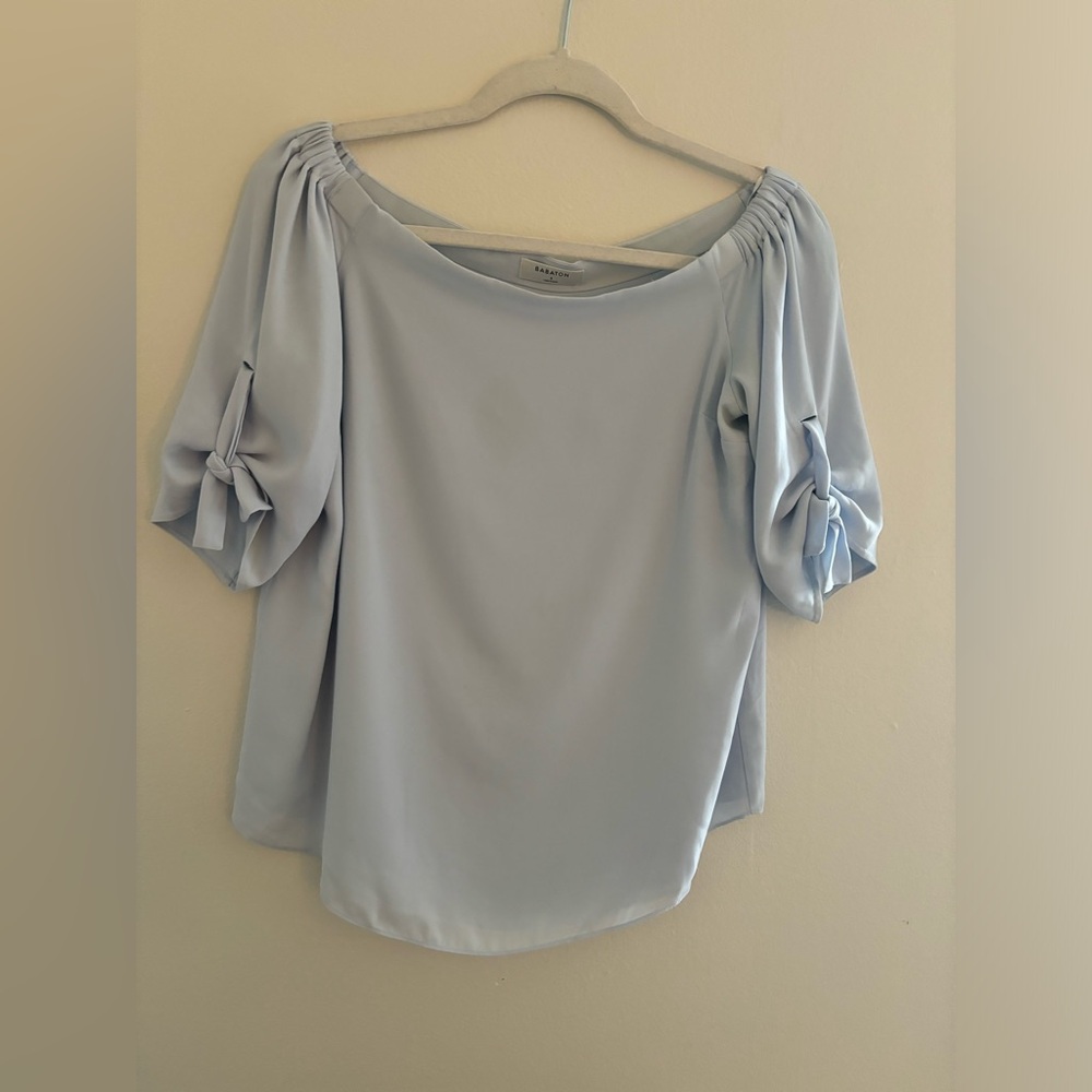 Babaton Blue Blouse